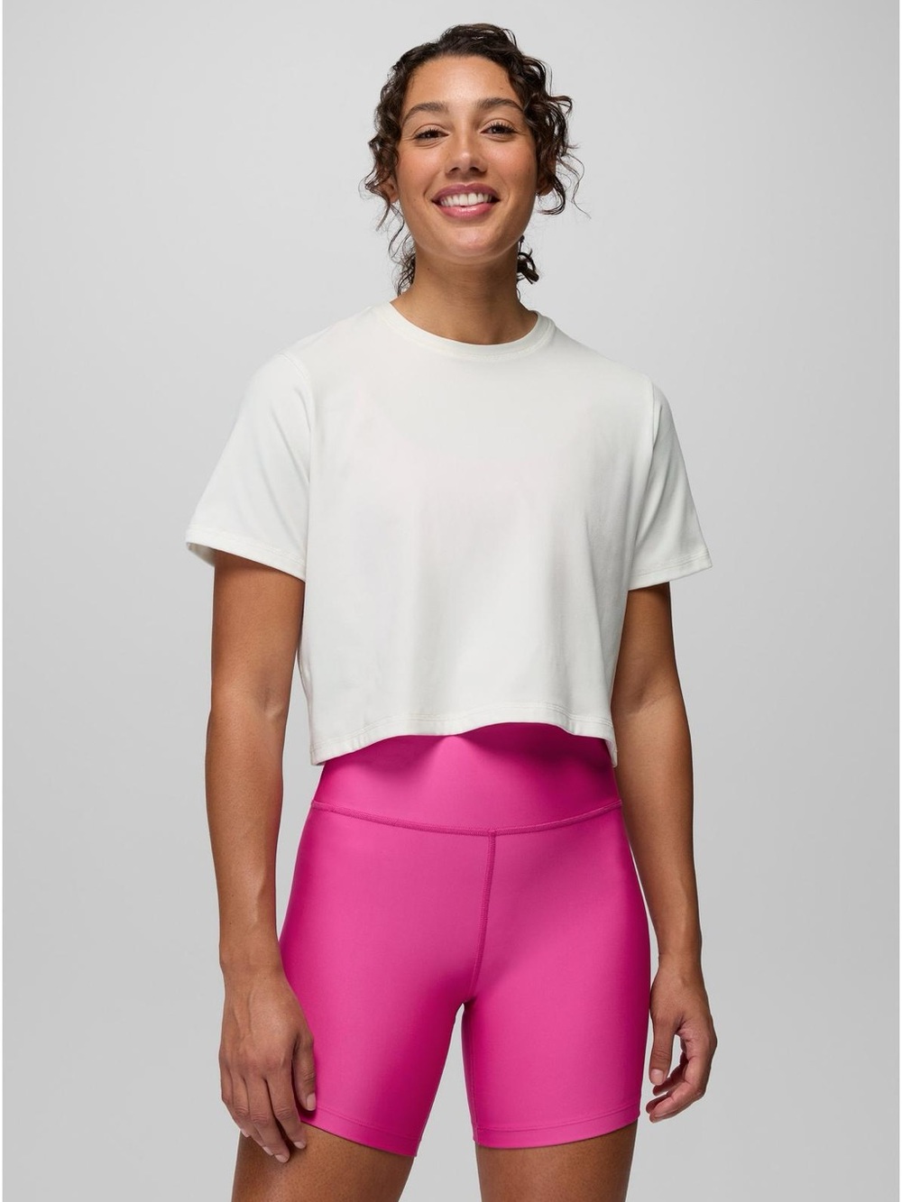 Prana pure ascent top soft white workout t shirt